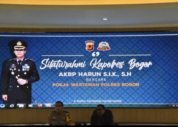 Kapolres Bogor Silaturahmi Dengan Pokja Wartawan Polres Bogor