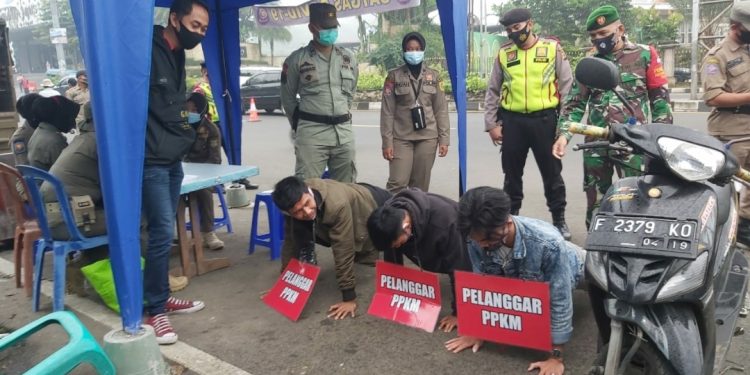 Penegakan Disiplin Prokes Oleh Satgas Covid 19 Kabupaten Bogor Terus Dilaksanakan