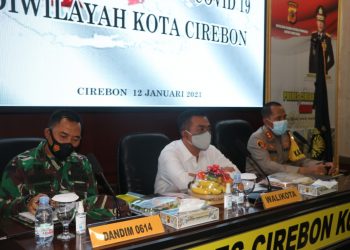 AKBP IMRON ERMAWAN S.H., S.IK., M.H Pimpin Rapat Koordinasi Penanggulangan Covid-19 Diwilayah Kota Cirebon