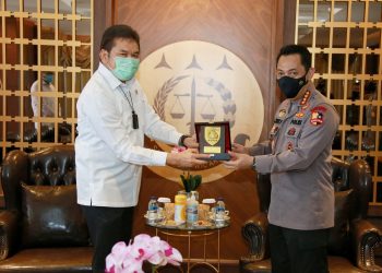 KAPOLRI Sowan Kejaksaan Agung : Tingkatkan Tonggak Sinergitas
