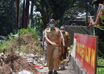 Wakil Wali Kota Bogor Dedie A Rachim Cek Pembangunan Pedestrian Sepanjang 3 Kilometer