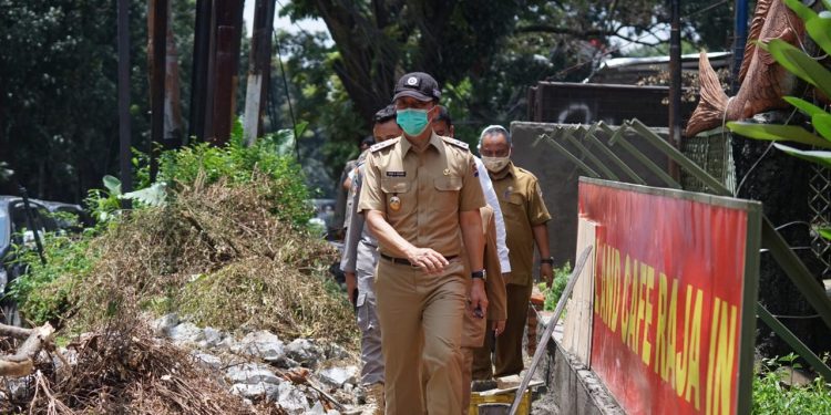 Wakil Wali Kota Bogor Dedie A Rachim Cek Pembangunan Pedestrian Sepanjang 3 Kilometer