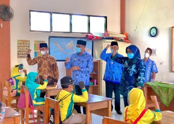 Pastikan Prokes Dijalankan Dengan Baik Bupati Bogor Pantau Pelaksanaan PTM Di SDIT Alfatih Cigombong
