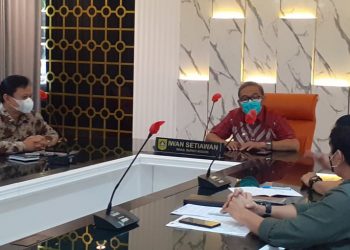 Terobosan Inovasi, Wabup Hadiri Peluncuran e-Perda Secara Virtual