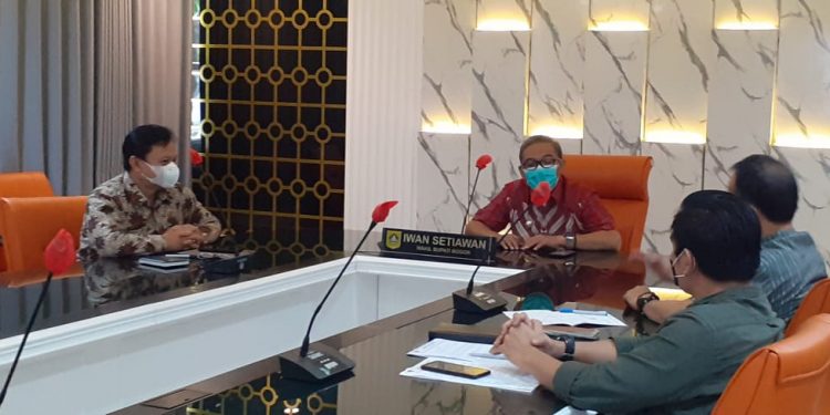 Terobosan Inovasi, Wabup Hadiri Peluncuran e-Perda Secara Virtual
