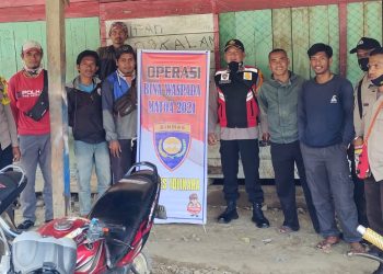 Seiring Berjalannya Operasi Bina Waspada, Komunitas Ojek Dapat Sosialisasi Dari Satuan Binmas