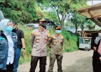Bupati Tinjau Kawasan Wisata Puncak  Pastikan Tidak Ada Pelanggar PPKM Darurat