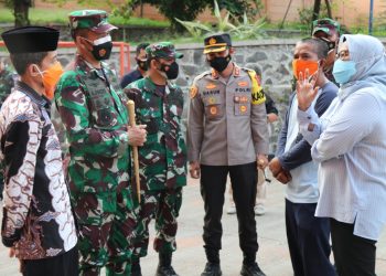 Danrem Bersama Bupati Tinjau Posko, Pastikan Ketersediaan Oksigen Aman