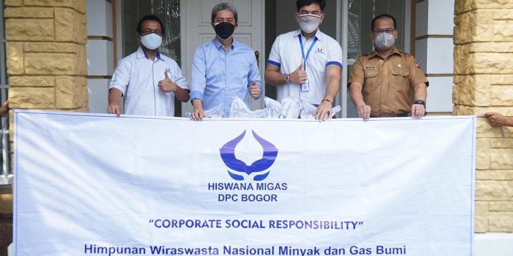 Hiswana Migas Berikan 1,5 Ton Beras Bantuan Untuk Kota Bogor