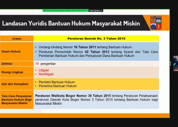Pemkot Bogor Sosialisasi Perda Bantuan Hukum