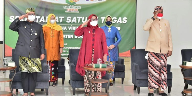 Bupati Bogor Ikuti Rangkaian HUT Ke-76 Provinsi Jawa Barat Secara Virtual