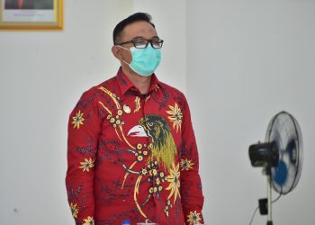 Wakil Bupati Ikuti Rakornas Pengendalian Inflasi Daerah Tahun 2021 Bersama Presiden RI