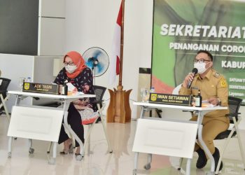 Bahas Percepatan Penanganan Covid-19, Pemkab Bogor Rakor Bersama Kemenko PMK
