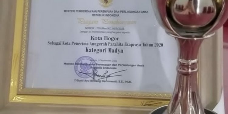 Pemkot Bogor Kembali Raih Penghargaan APE 2020 Kategori Madya