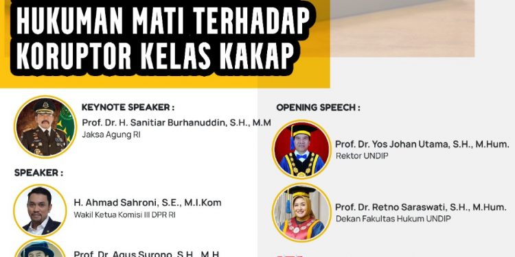 Gelar Webinar Nasional Dalam ‘Penerapan Hukuman Mati’ Mencari Ide Solutif