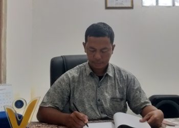 Pemdes Cihideung Ilir Kebut Pekerjaan Betonisasi Program SAMISADE Tahap 2