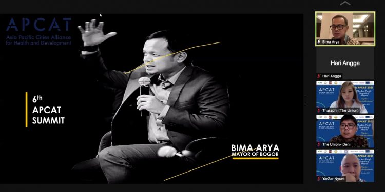 Wali Kota Bogor Dan Balanga City Presentasikan Deklarasi APCAT Pacific Summit Of Mayors 2021
