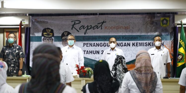 Evaluasi Penanggulangan, Wabup Bersama PD Dorong Angka Kemiskinan
